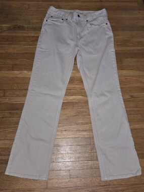 Old Navy Tan Boot Cut Khakis